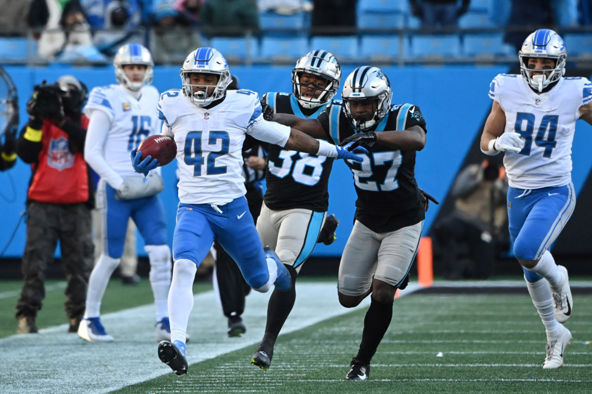 Detroit Lions running back Justin Jackson